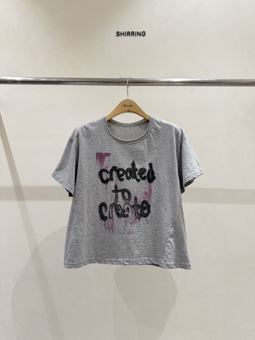 SHIRRING東大門實拍韓國女士新品推薦人氣休閑職業熱賣T恤SHIRRINGT恤圖色2