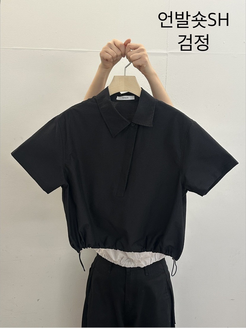 TAUPE韓國代購女裝新款人氣休閑26夏季推薦襯衫蕾絲衫不對稱TAUPE襯衫/蕾絲衫圖色3