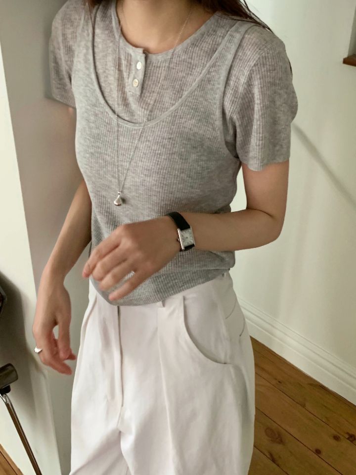 KOMOREBI韓國直郵實拍女裝新款休閑熱賣職業人氣推薦套裝KOMOREBI套裝圖色3