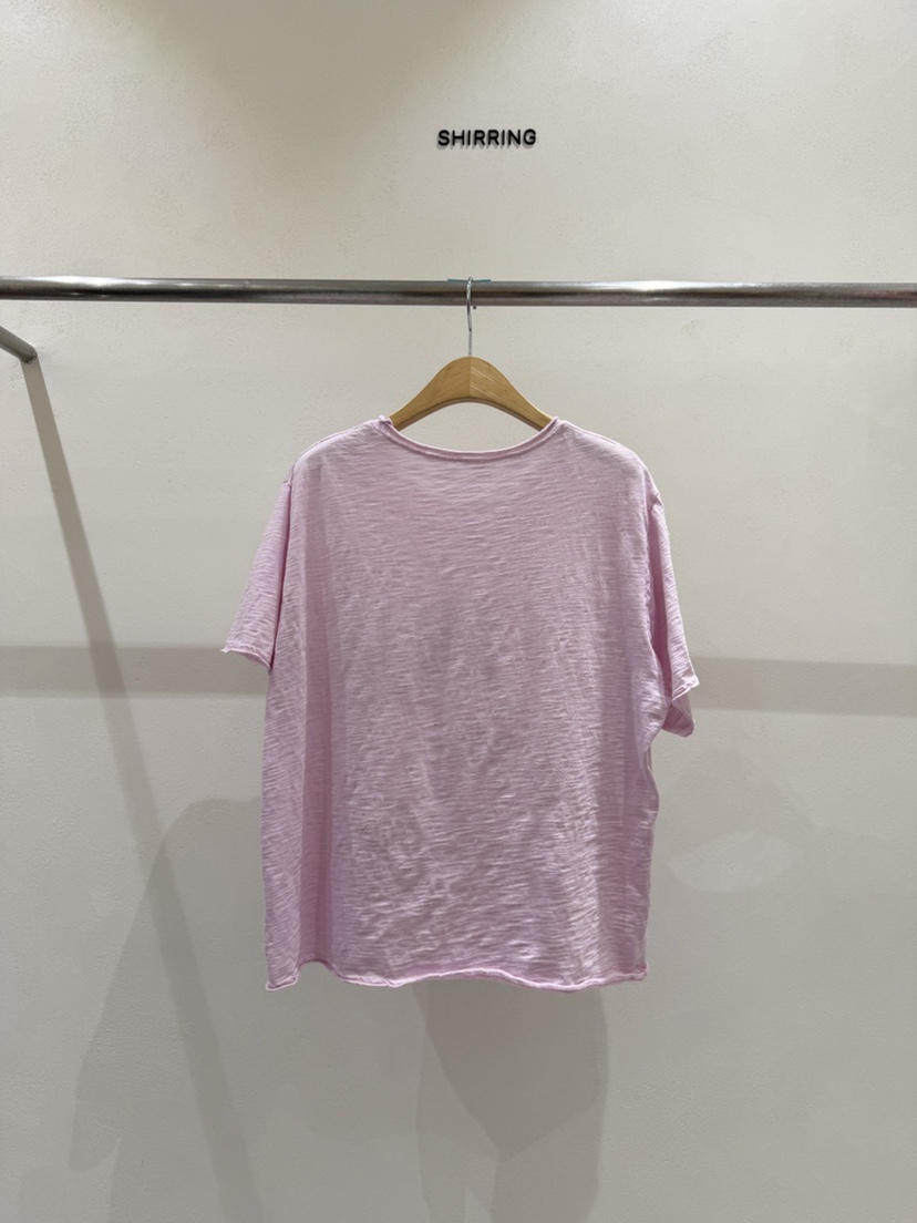 SHIRRING東大門實拍韓國女裝新品26夏季時尚人氣26春夏T恤SHIRRINGT恤