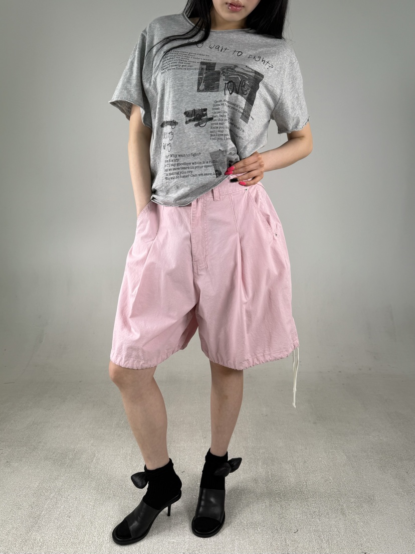 SHIRRING東大門實拍韓國女裝新品26夏季時尚人氣26春夏T恤SHIRRINGT恤