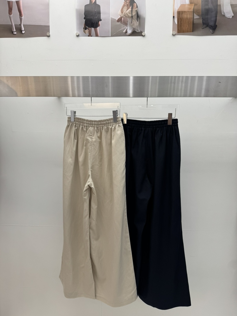 AMOOD韓國直郵實拍女士新款熱賣休閑26春夏推薦休閑褲亞麻AMOOD休閑褲