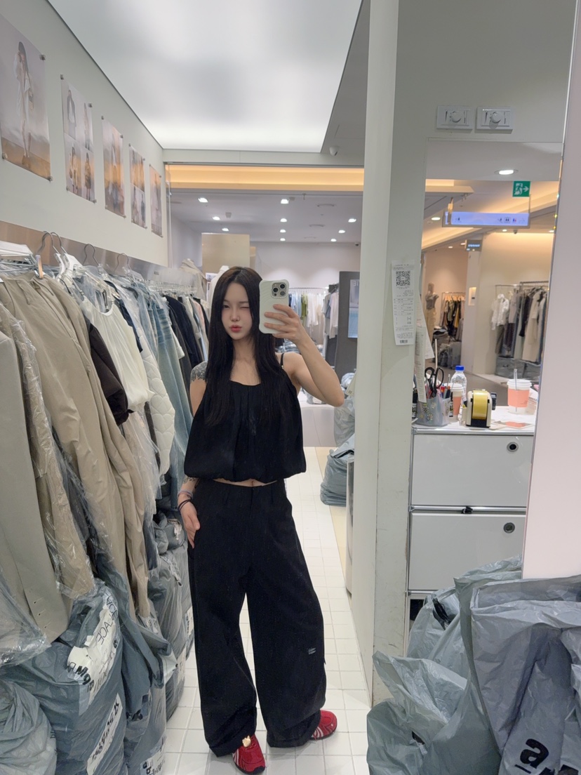 AMOOD韓國直郵女裝新品人氣26夏季職業26春夏推薦吊帶背心AMOOD吊帶/背心