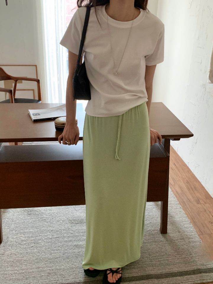 KOMOREBI韓國東大門代購女裝新品熱賣26夏季職業休閑長裙KOMOREBI長裙