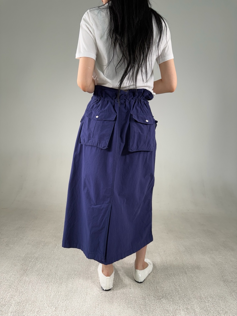 SHIRRING韓國直郵女士新款26夏季休閑職業時尚人氣推薦長裙SHIRRING長裙