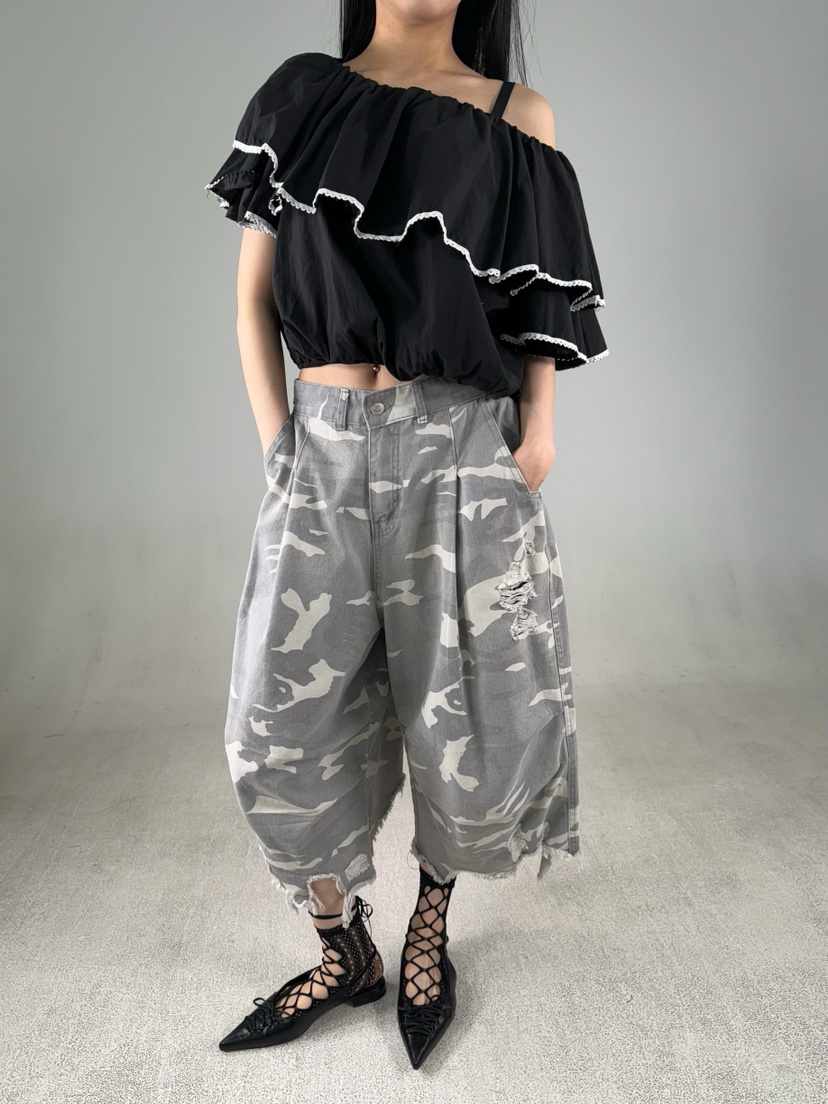 SHIRRING韓國直郵女士新品26夏季推薦26春夏休閑襯衫蕾絲衫SHIRRING襯衫/蕾絲衫