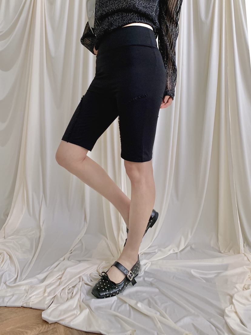 MAISONDEGLORY韓國代購女士新品職業26春夏短褲緊身褲撞色MAISON DE GLORY短褲