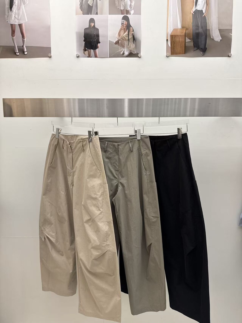 AMOOD韓國東大門代購女士新品時尚人氣26春夏休閑休閑褲口袋AMOOD休閑褲