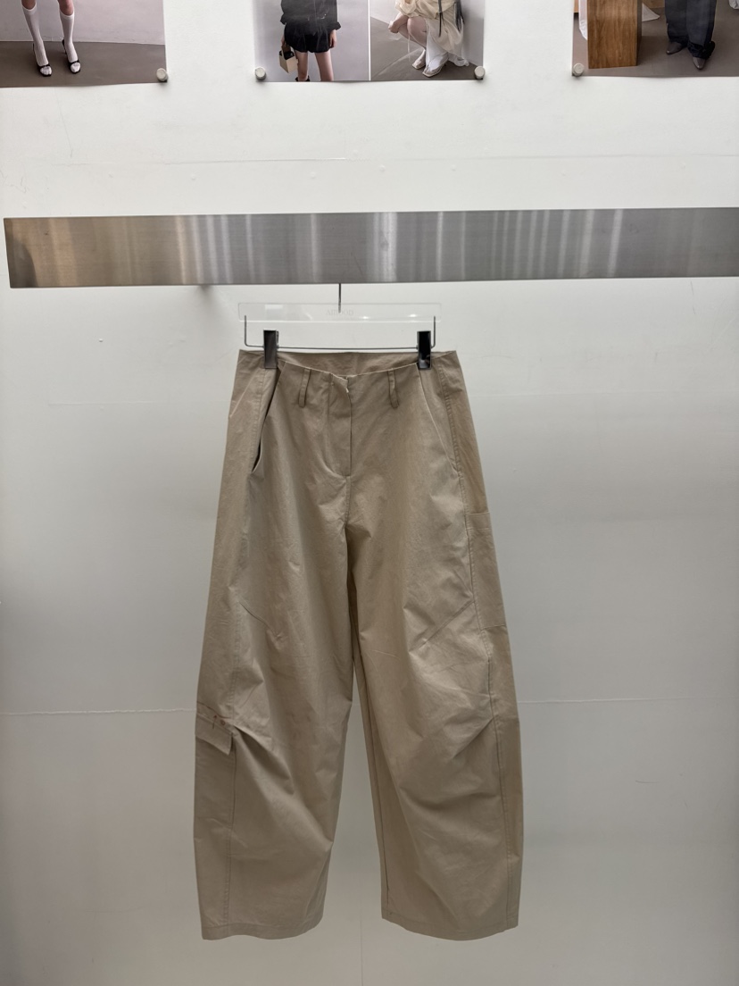 AMOOD韓國東大門代購女士新品時尚人氣26春夏休閑休閑褲口袋AMOOD休閑褲圖色1
