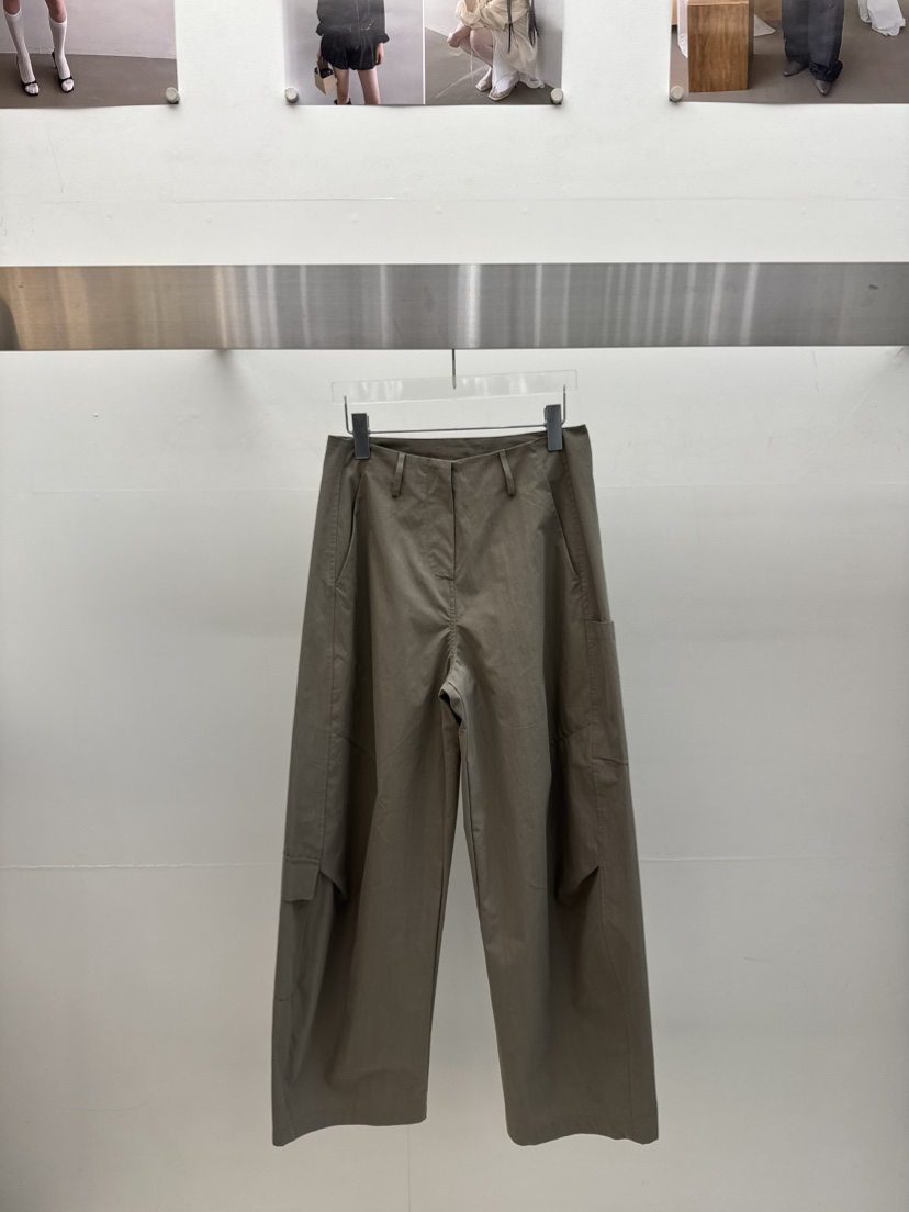 AMOOD韓國東大門代購女士新品時尚人氣26春夏休閑休閑褲口袋AMOOD休閑褲圖色2