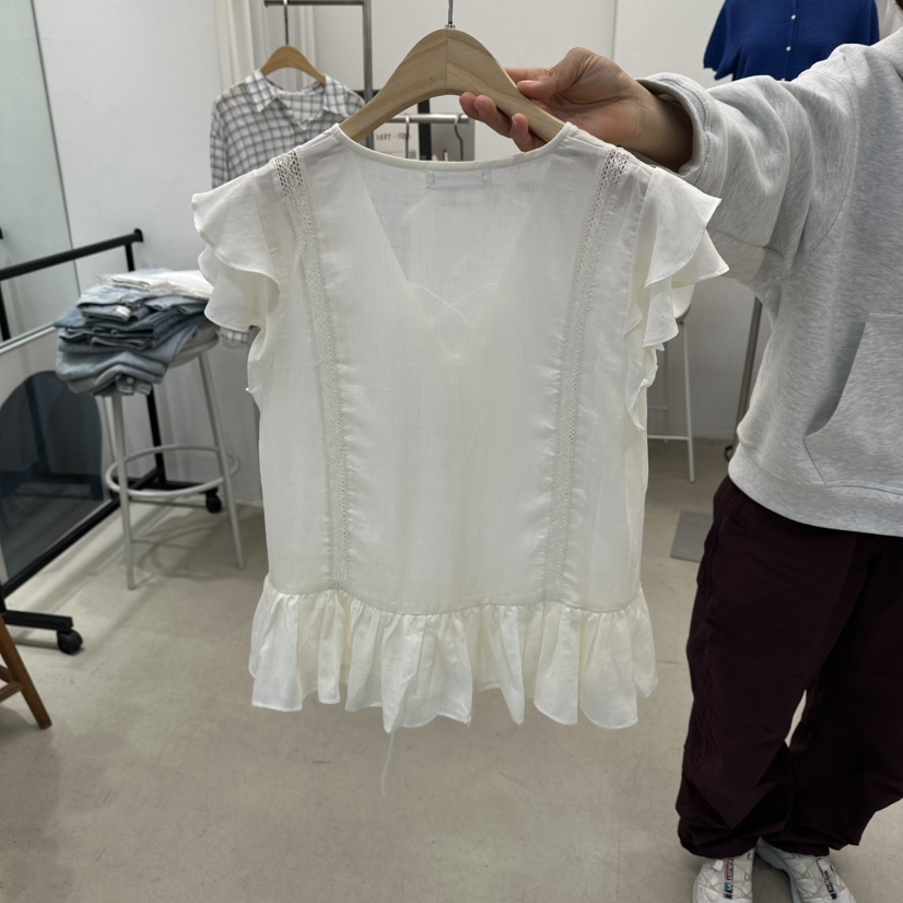 GOLDEN MARKET韓國直郵女士新款職業26春夏休閑襯衫蕾絲衫GOLDEN MARKET襯衫/蕾絲衫