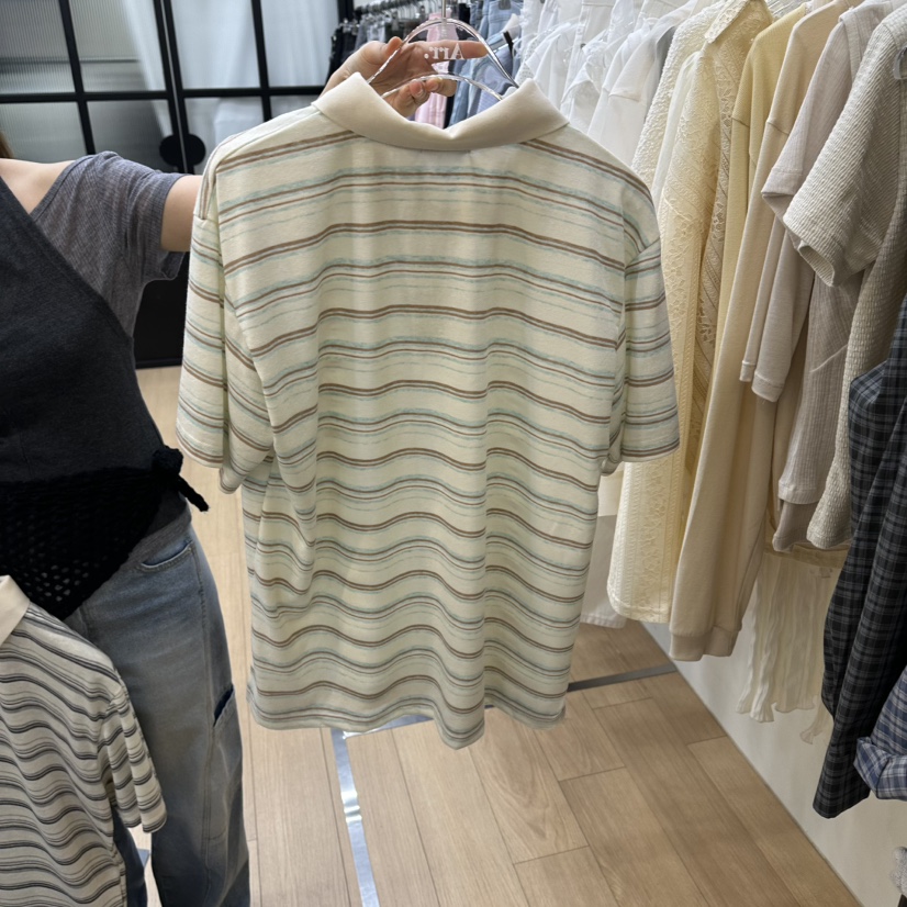 ARR韓國直郵實拍女裝新品26夏季職業時尚熱賣休閑襯衫蕾絲衫ARR襯衫/蕾絲衫