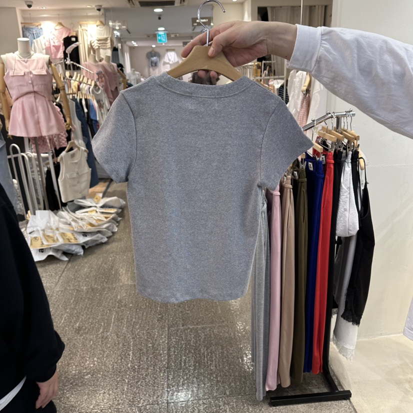 CELINA韓國直郵女裝新品休閑時尚推薦熱賣26春夏職業26夏季T恤CELI_NAT恤