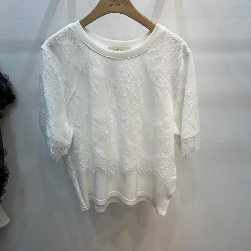 ABLESTUDIO韓國直郵女裝新品26春夏推薦26夏季襯衫蕾絲衫ABLESTUDIO襯衫/蕾絲衫圖色1
