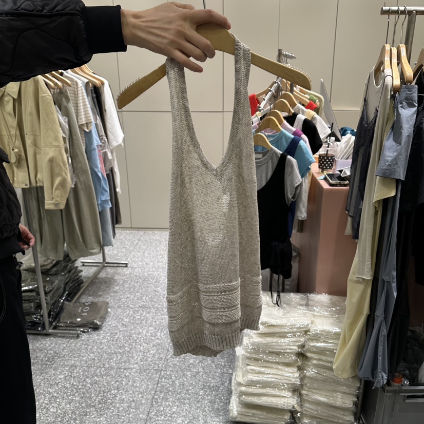 SOF韓國東大門直郵女裝新品26春夏人氣時尚熱賣休閑吊帶背心SOF吊帶/背心圖色1