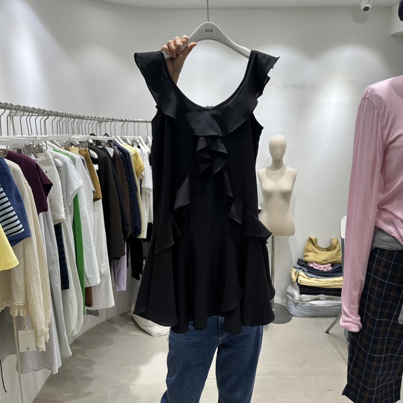INNI韓國東大門直郵女士新品人氣26夏季時尚推薦熱賣連衣裙inni連衣裙圖色2
