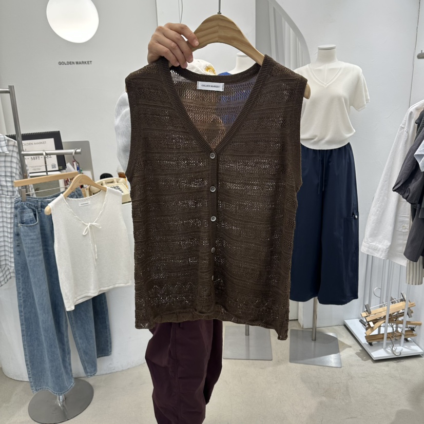 GOLDEN MARKET東大門實拍韓國女裝新品時尚推薦吊帶背心GOLDEN MARKET吊帶/背心圖色3