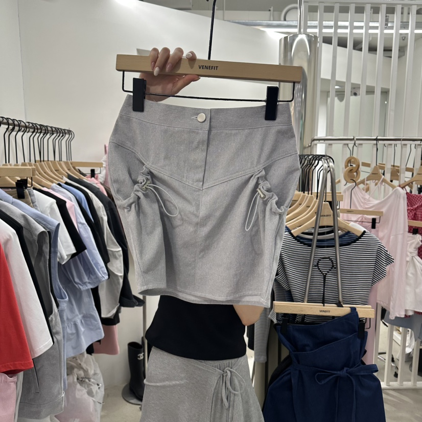 VENEFIT韓國直郵實拍女裝新品人氣時尚職業推薦26夏季短裙VENEFIT/JENNIE短裙圖色2