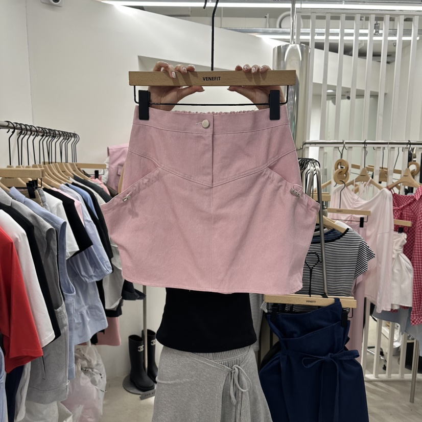 VENEFIT韓國直郵實拍女裝新品人氣時尚職業推薦26夏季短裙VENEFIT/JENNIE短裙圖色3