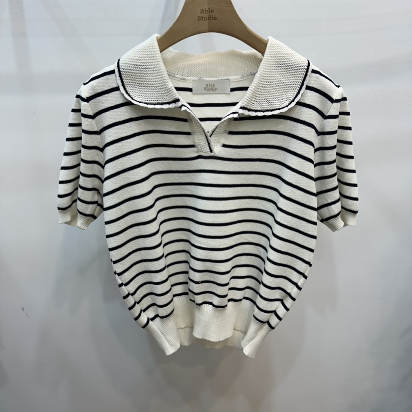 ABLESTUDIO韓國代購女士新品26春夏26夏季職業襯衫蕾絲衫ABLESTUDIO襯衫/蕾絲衫圖色1