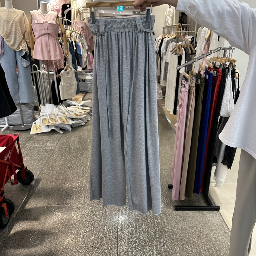 CELINA韓國代購女裝新品熱賣職業26春夏人氣時尚休閑褲腰帶CELI_NA休閑褲圖色1