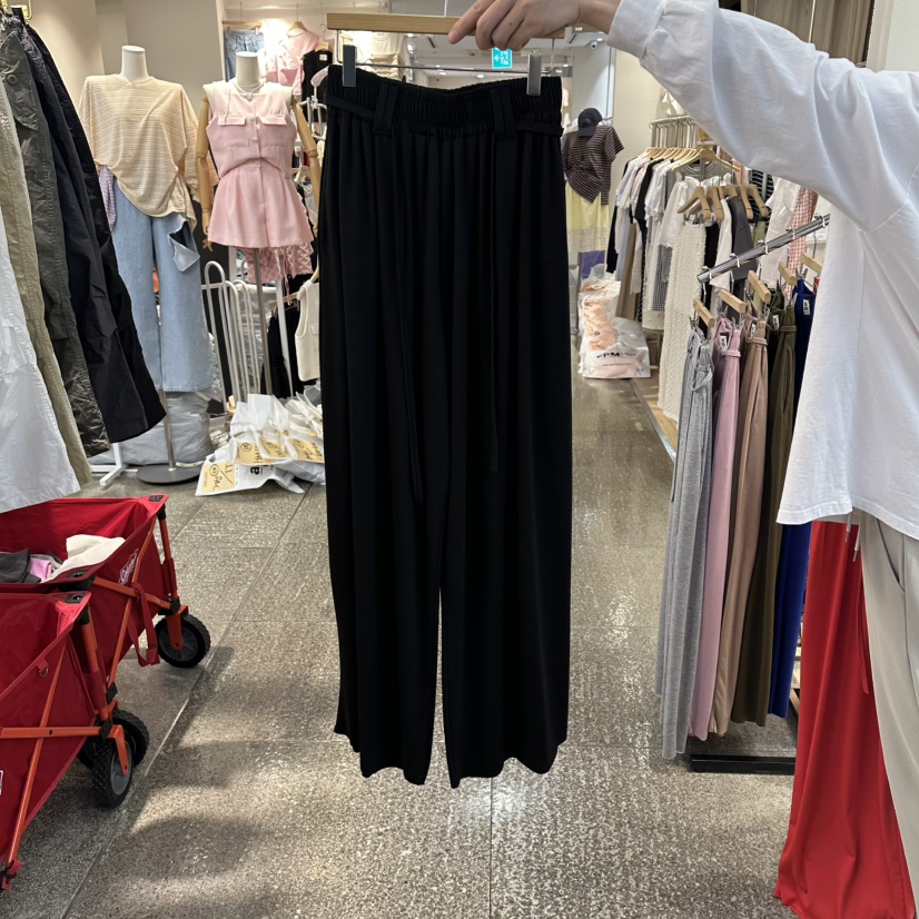 CELINA韓國代購女裝新品熱賣職業26春夏人氣時尚休閑褲腰帶CELI_NA休閑褲圖色7