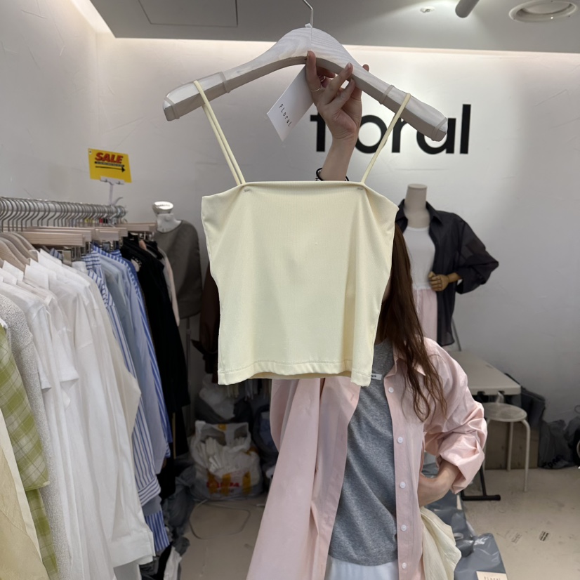 FLORAL韓國直郵女士新款時尚休閑推薦職業26春夏吊帶背心FLORAL吊帶/背心