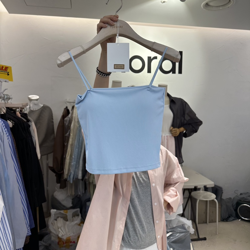 FLORAL韓國直郵女士新款時尚休閑推薦職業26春夏吊帶背心FLORAL吊帶/背心圖色2