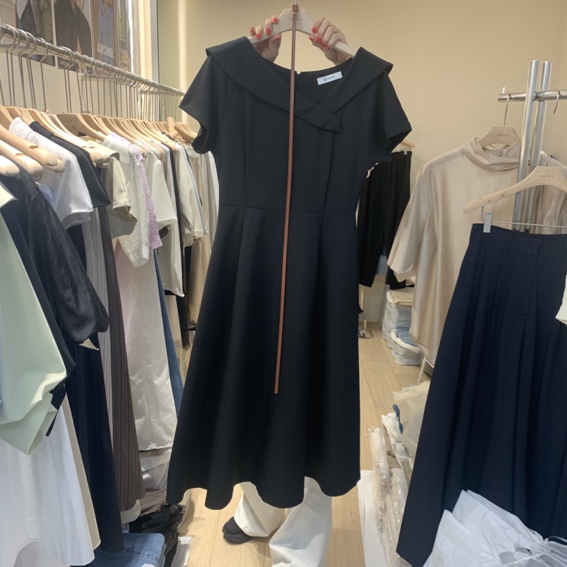 ARCHER韓國直郵女士新品時尚推薦26春夏休閑連衣裙包含腰帶ARCHER連衣裙圖色2