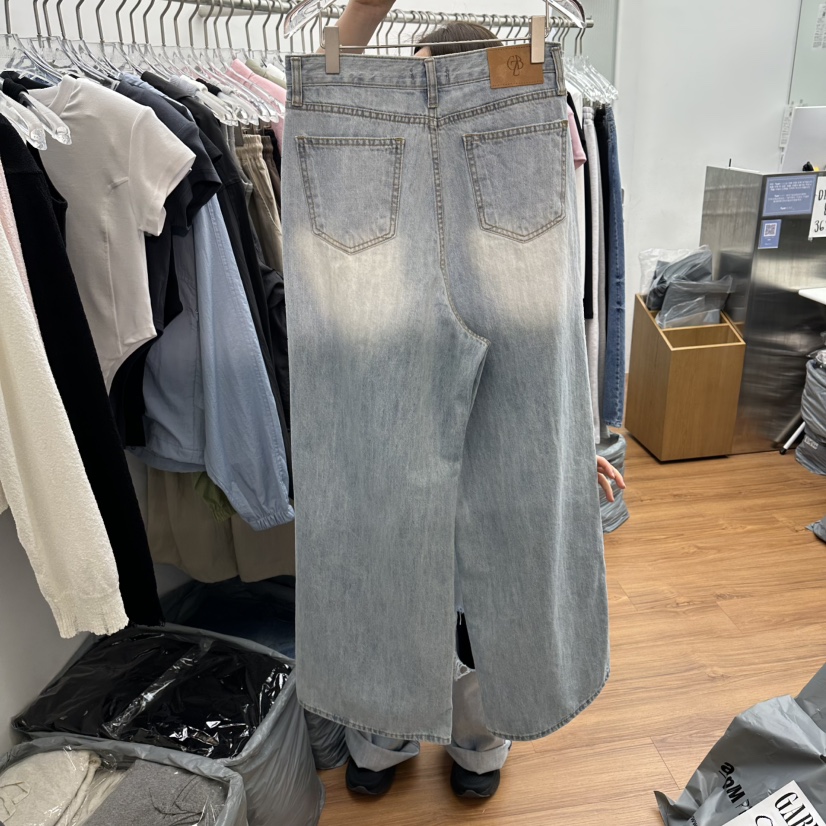 GABIZON韓國代購女士新款熱賣26夏季職業26春夏推薦牛仔褲GABIZON牛仔褲