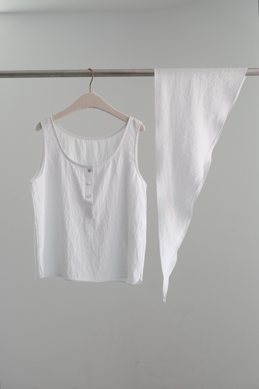 SORBET/FLAT WHITE韓國直郵實拍女裝新品休閑套裝套裝圍巾SORBET/FLAT WHITE套裝圖色1