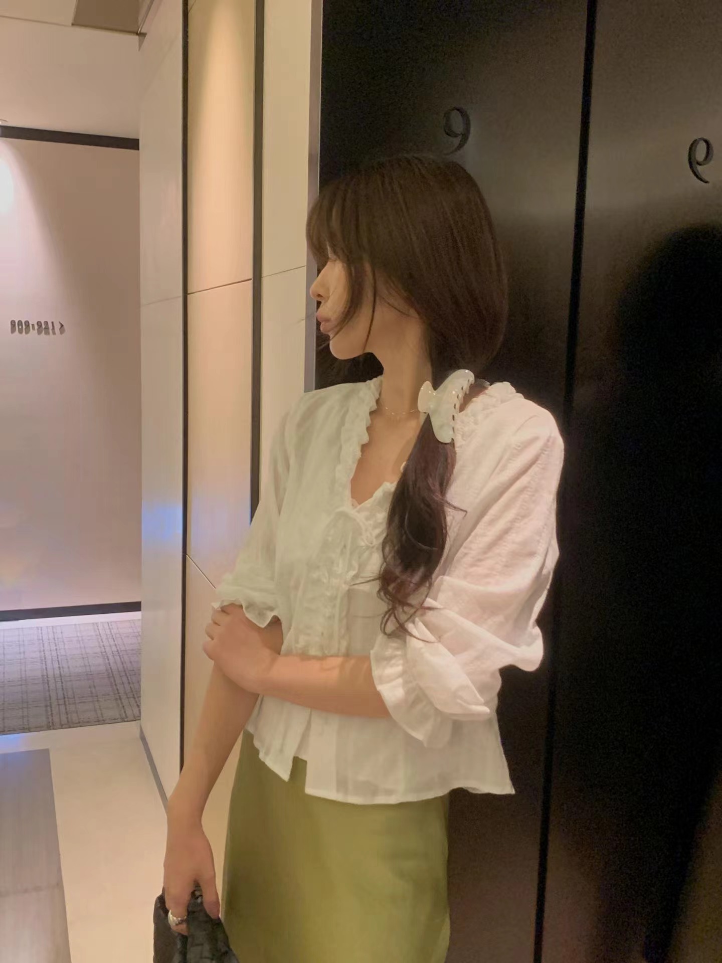 MIELLE-미엘르-OT韓國直郵女裝新品職業襯衫蕾絲衫不含內搭MIELLE-2件起襯衫/蕾絲衫