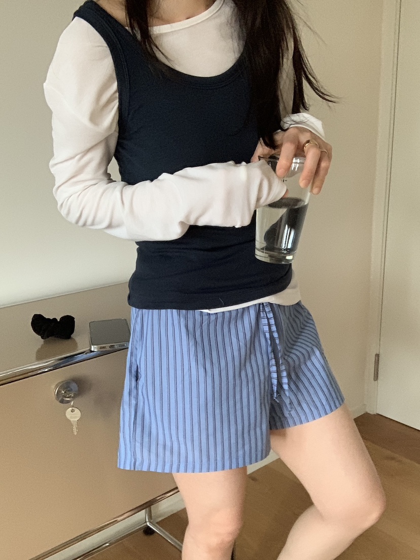 PLANTS ON GRAY東大門代購女裝新款真品26春夏推薦短褲PLANTS ON GRAY短褲