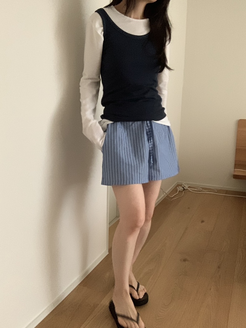 PLANTS ON GRAY東大門代購女裝新款真品26春夏推薦短褲PLANTS ON GRAY短褲