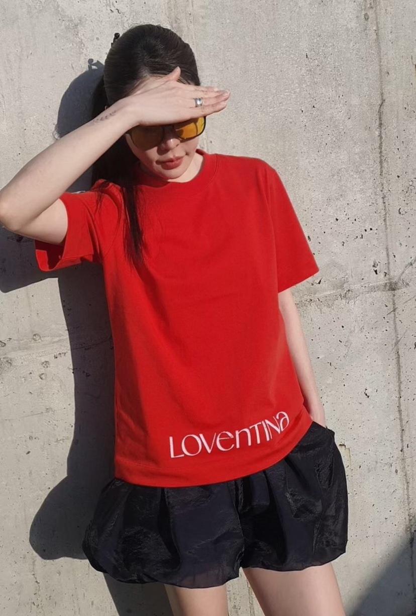 GENTLE B/LOVENTINA韓國直郵女士新品26夏季時尚熱賣T恤GENTLE B/LOVENTINAT恤圖色1