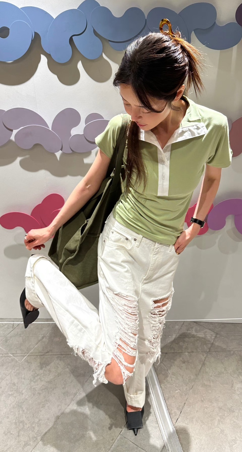 GENTLE B/LOVENTINA韓國東大門代購女士新品26春夏休閑褲GENTLE B/LOVENTINA休閑褲