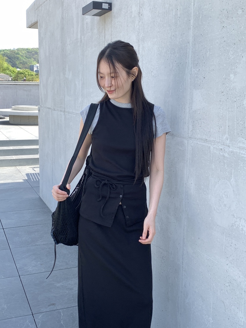 OURS韓國直郵女裝新品人氣26春夏休閑推薦熱賣職業吊帶背心OURS吊帶/背心