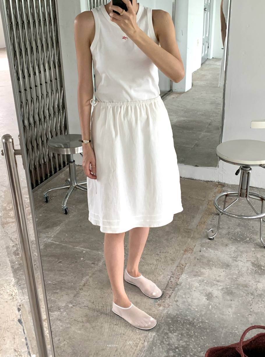 A Flan韓國直郵女士新品推薦休閑26春夏26夏季半身裙中短裙AFN/FLAN EDITION半身裙/中短裙