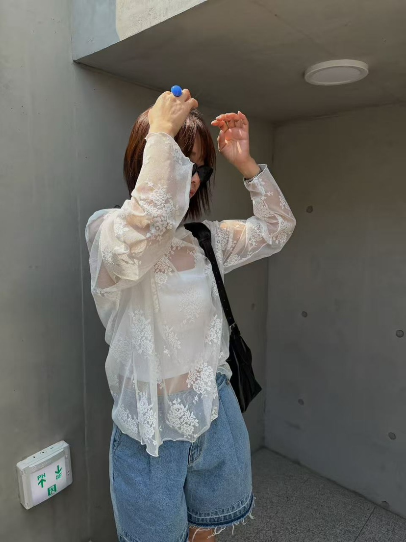 OLI SEOUL韓國東大門代購女士新款職業人氣時尚26夏季長袖T恤OLI SEOUL長袖T恤