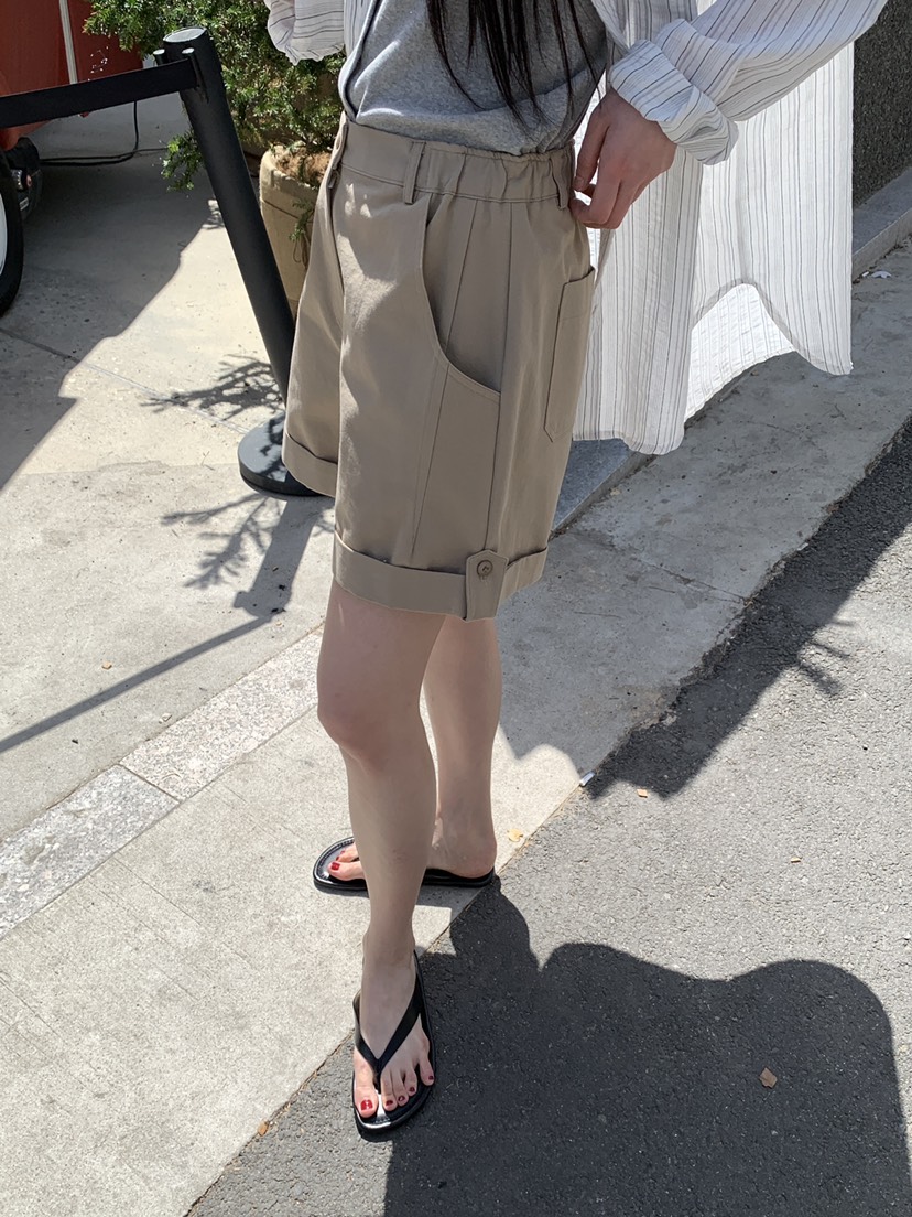 OURS韓國直郵女裝新款熱賣26夏季職業人氣推薦休閑時尚短褲OURS短褲
