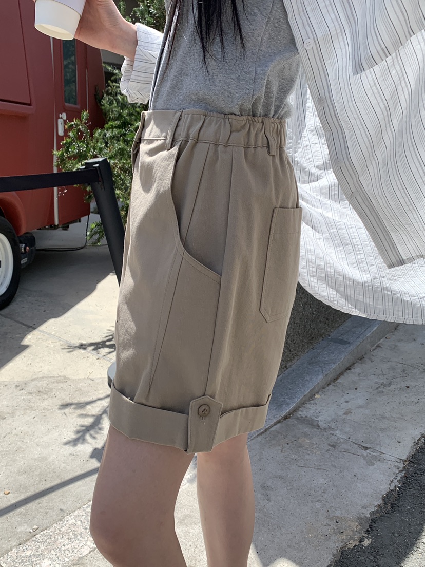 OURS韓國直郵女裝新款熱賣26夏季職業人氣推薦休閑時尚短褲OURS短褲