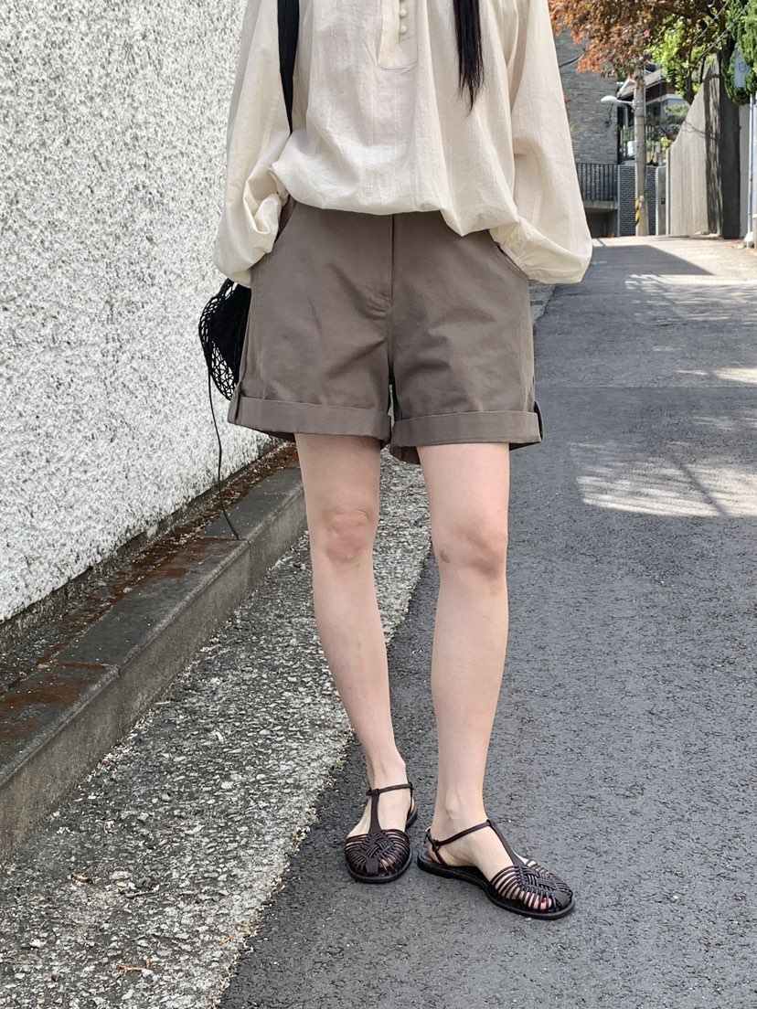 OURS韓國直郵女裝新款熱賣26夏季職業人氣推薦休閑時尚短褲OURS短褲