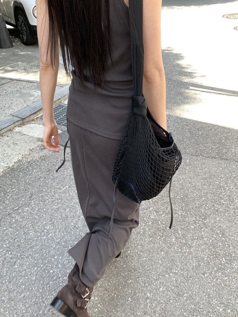 OURS韓國直郵實拍女裝新款熱賣休閑時尚26夏季職業人氣長裙OURS長裙