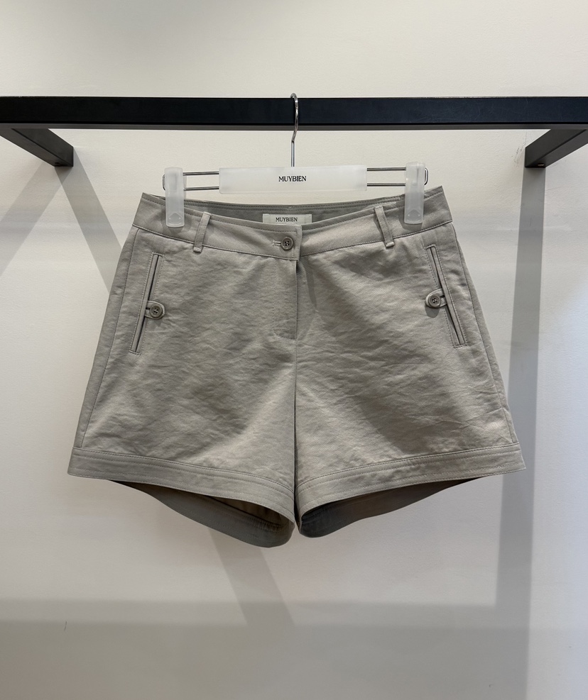 MUYBIEN東大門實拍韓國女士新品熱賣26夏季職業人氣26春夏短褲MUYBIEN短褲圖色1