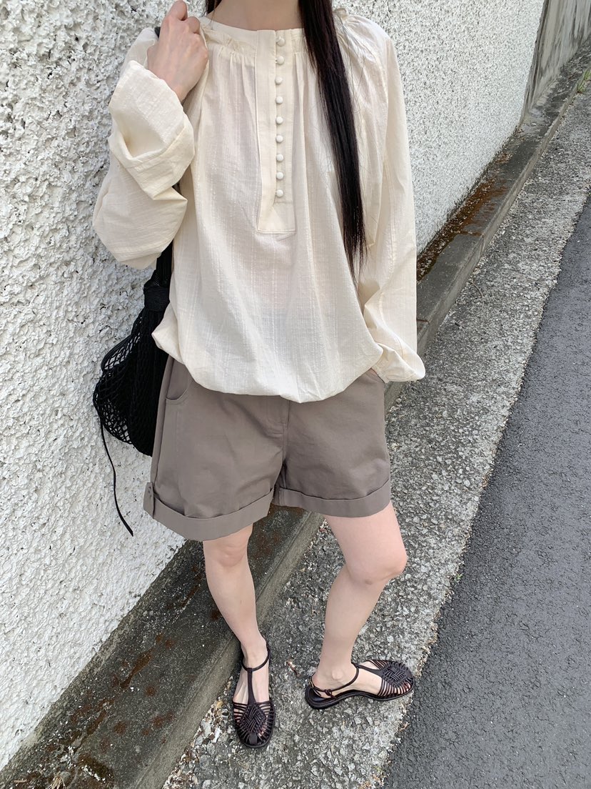 OURS韓國東大門代購女士新款時尚26春夏推薦26夏季襯衫蕾絲衫OURS襯衫/蕾絲衫