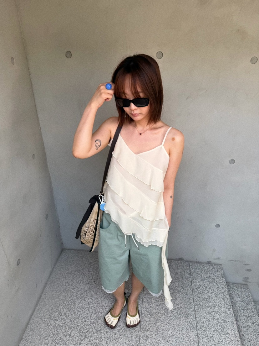 OLI SEOUL韓國直郵實拍女士新款人氣26春夏職業休閑短褲OLI SEOUL短褲