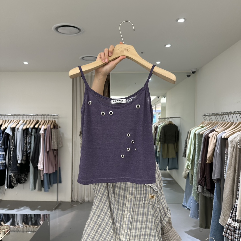 VAULT韓國東大門代購女士新款休閑推薦職業時尚26春夏吊帶背心VAULT吊帶/背心圖色1