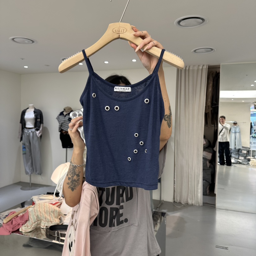 VAULT韓國東大門代購女士新款休閑推薦職業時尚26春夏吊帶背心VAULT吊帶/背心圖色2