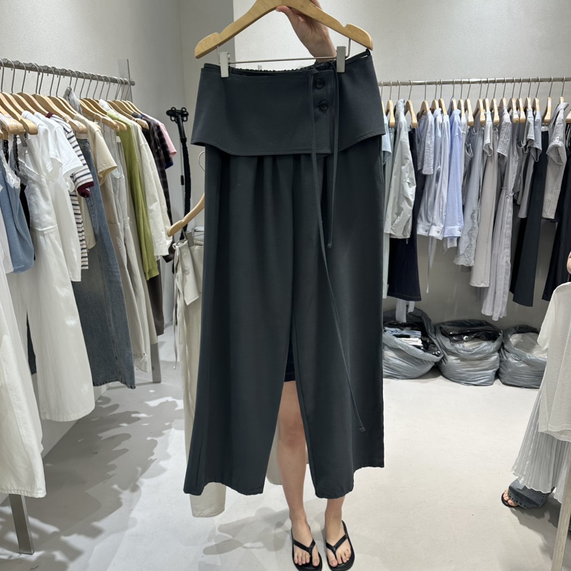 OVU韓國直郵實拍女裝新品職業時尚熱賣人氣26夏季26春夏裙褲OVU裙褲圖色2