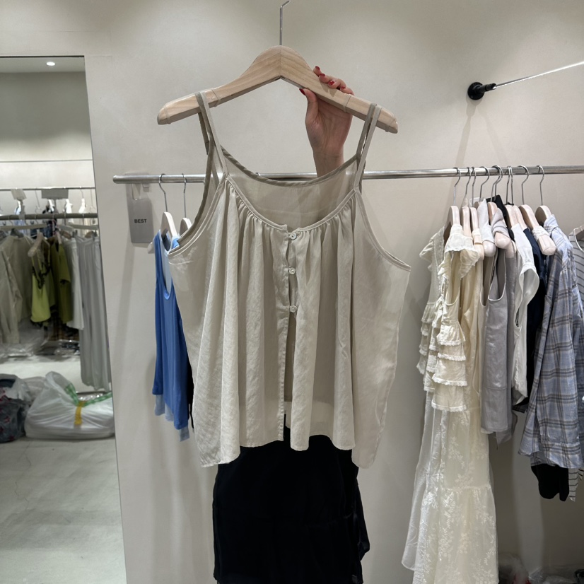 Color B韓國直郵女裝新品26春夏休閑推薦人氣熱賣吊帶背心Color B吊帶/背心圖色2